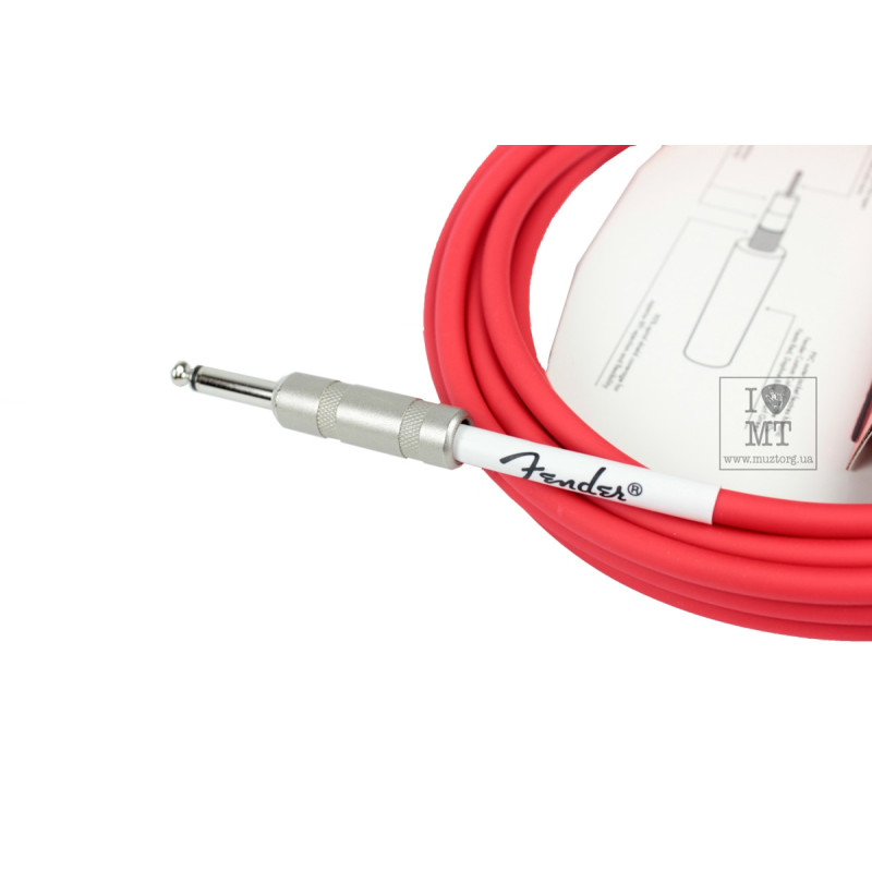 FENDER CABLE ORIGINAL SERIES 15' FIESTA RED Кабель инструментальный