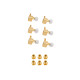 FENDER DELUXE CAST/SEALED GUITAR TUNING MACHINES WITH PEARL BUTTONS SET Кілки для бас-гітари
