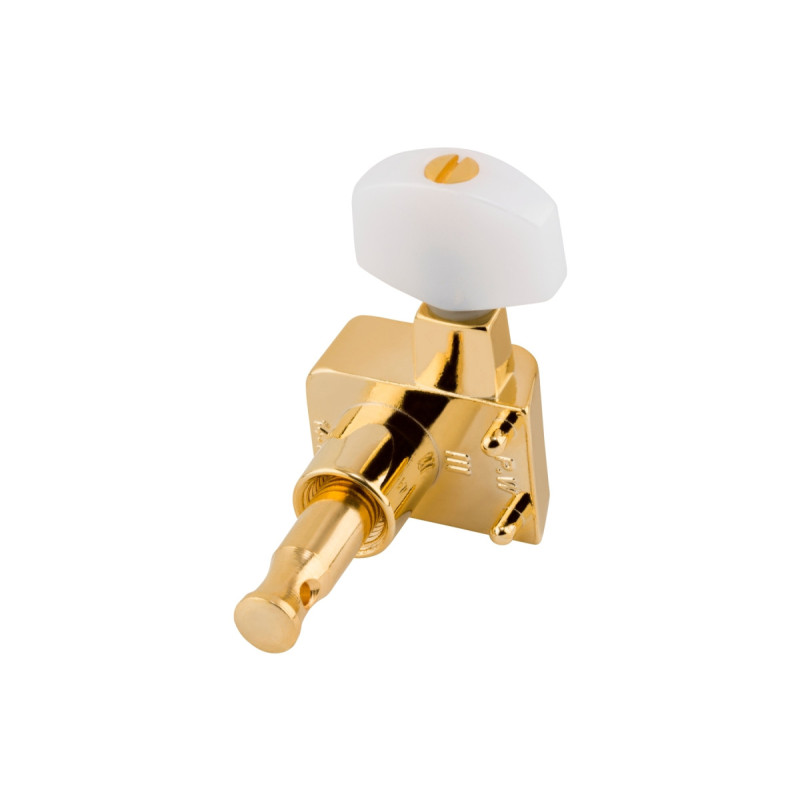 FENDER DELUXE CAST/SEALED GUITAR TUNING MACHINES WITH PEARL BUTTONS SET Кілки для бас-гітари