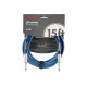 FENDER CABLE CONTOUR SERIES 15' LAKE PLACID BLUE Кабель інструментальний
