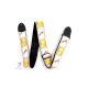 Ремень гитарный FENDER STRAP 2" MONOGRAMMED WHITE BROWN YELLOW