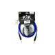 Кабель інструментальний KLOTZ KIK INSTRUMENT CABLE BLUE 3 M