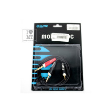 Кабель коммутационный KLOTZ AY5 Y-CABLE STEREO MINI JACK - 2xJACK MONO BLACK 1 M