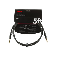 FENDER CABLE DELUXE SERIES 5' BLACK TWEED Кабель інструментальний