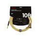 FENDER CABLE DELUXE SERIES 10' ANGLED TWEED Кабель инструментальный
