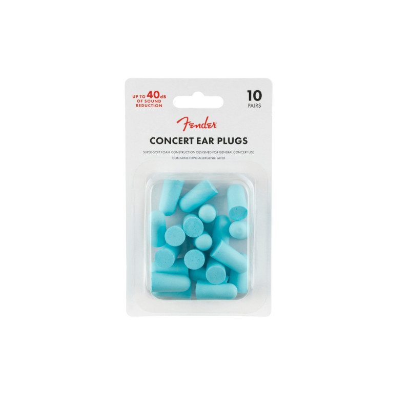 FENDER CONCERT EAR PLUGS (10 PAIR) DAPHNE BLUE Беруші