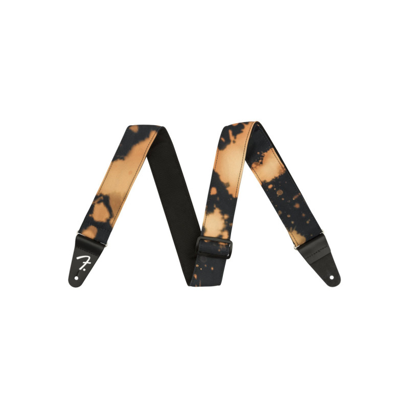 Ремень гитарный FENDER STRAP 2" TIE DYE ACID WASH BLACK