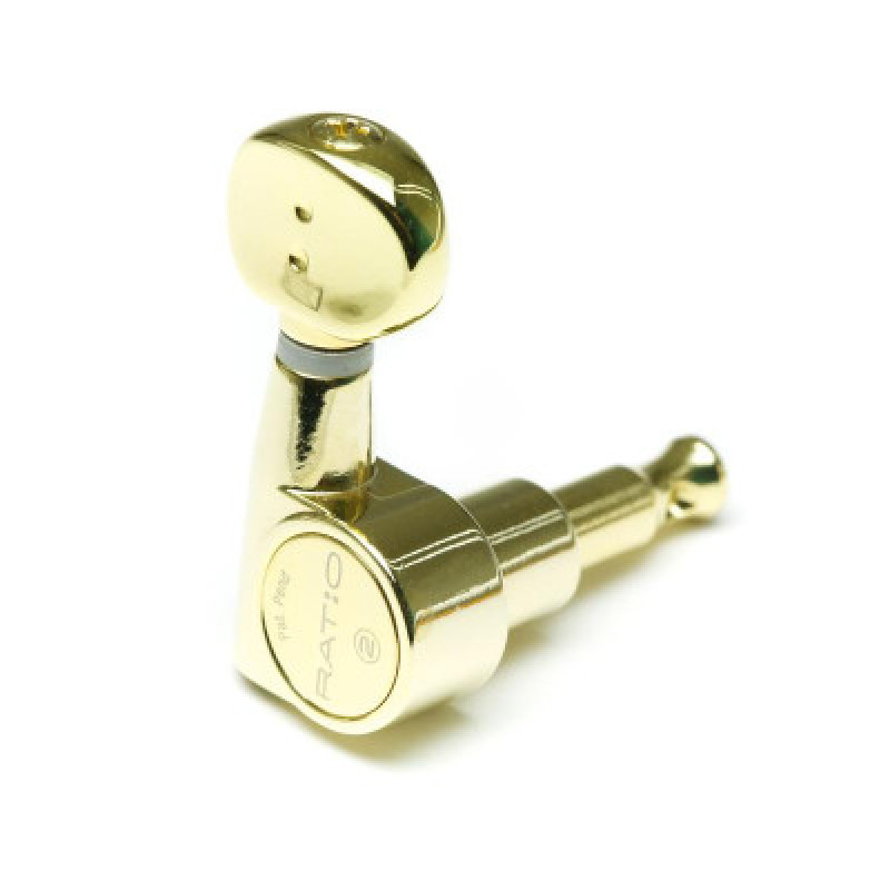 Кілки для гітари GRAPH TECH PRN-2731-G0 Ratio Electric 6 In-line Classic 2 Pin - Gold