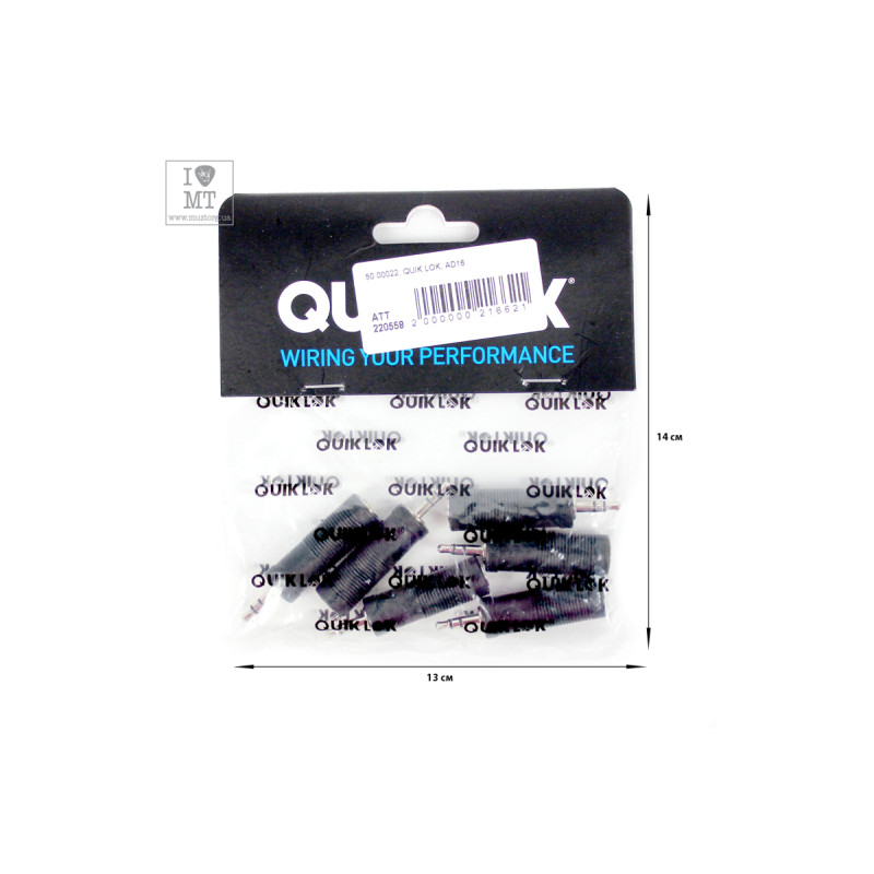 QUIK LOK AD16 Перехідник Jack - miniJack