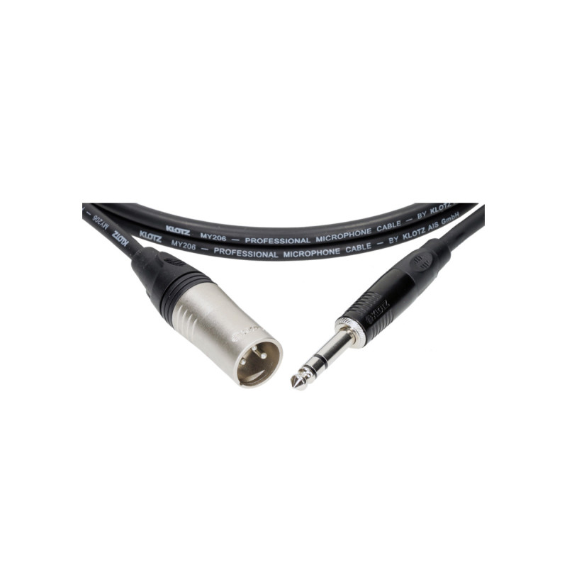 Кабель мікрофонний KLOTZ M1 PRIME MICROPHONE CABLE XLR MALE - BALANCED JACK 5 M