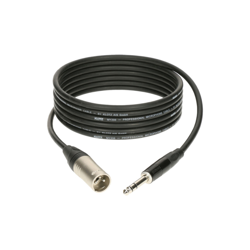 Кабель мікрофонний KLOTZ M1 PRIME MICROPHONE CABLE XLR MALE - BALANCED JACK 5 M