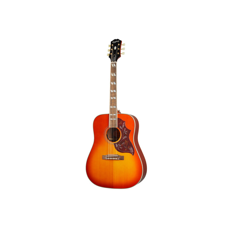 Гітара електроакустична EPIPHONE HUMMINGBIRD AGED CHERRY SUNBURST GLOSS