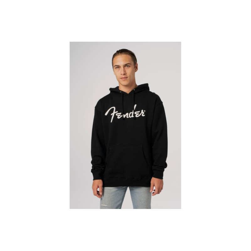 FENDER HOODIE SPAGHETTI LOGO BLACK XL Толстовка