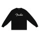 FENDER LONG-SLEEVE T-SHIRT SPAGHETTI LOGO BLACK L Лонгслів