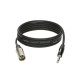 Кабель мікрофонний KLOTZ GREYHOUND ANALOG AUDIO CABLE BALANCED WITH MALE XLR TO BALANCED JACK 1.5 M