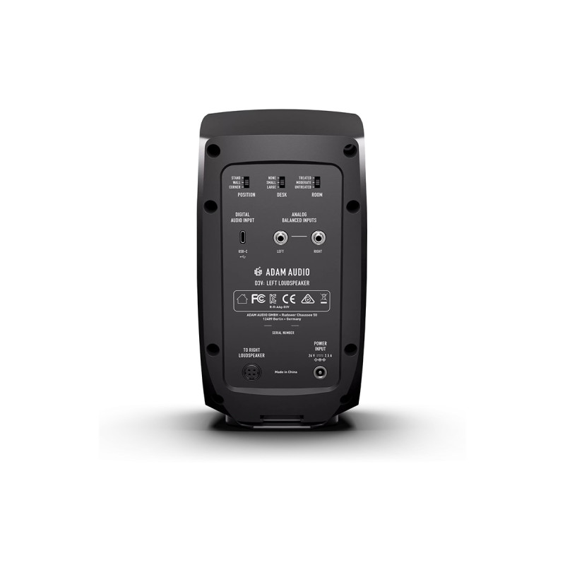 ADAM AUDIO D3V Black Студійний монітор