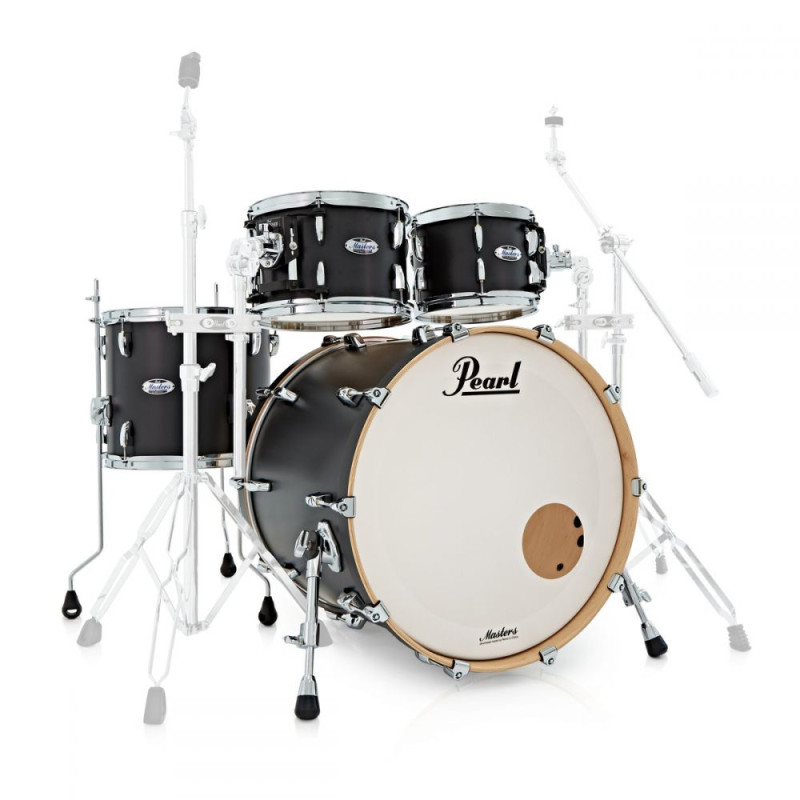 PEARL MCT-924XEP/C339 Ударна установка серії Masters Maple Complete Matte Caviar Black