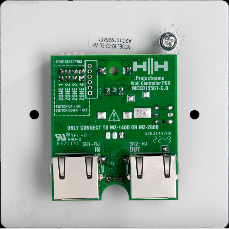HH ELECTRONICS MZ-C2-EU-WH Настінний регулятор
