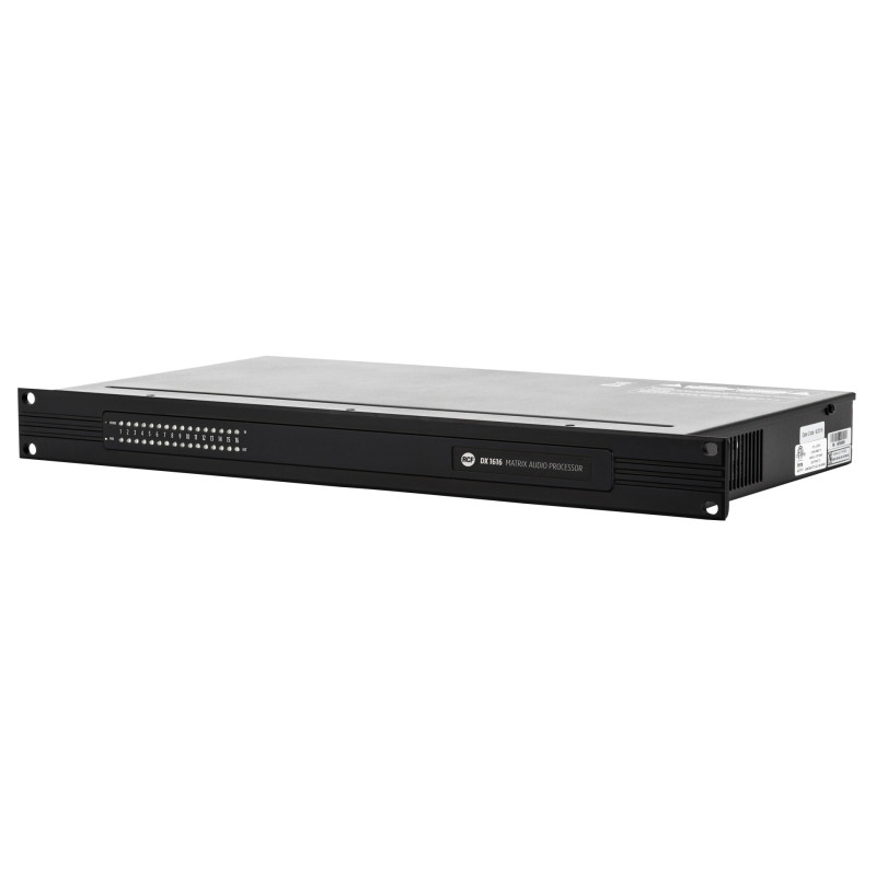 RCF DX 1616 Матричний аудіопроцесор 16x16 з Dante та AES/EBU