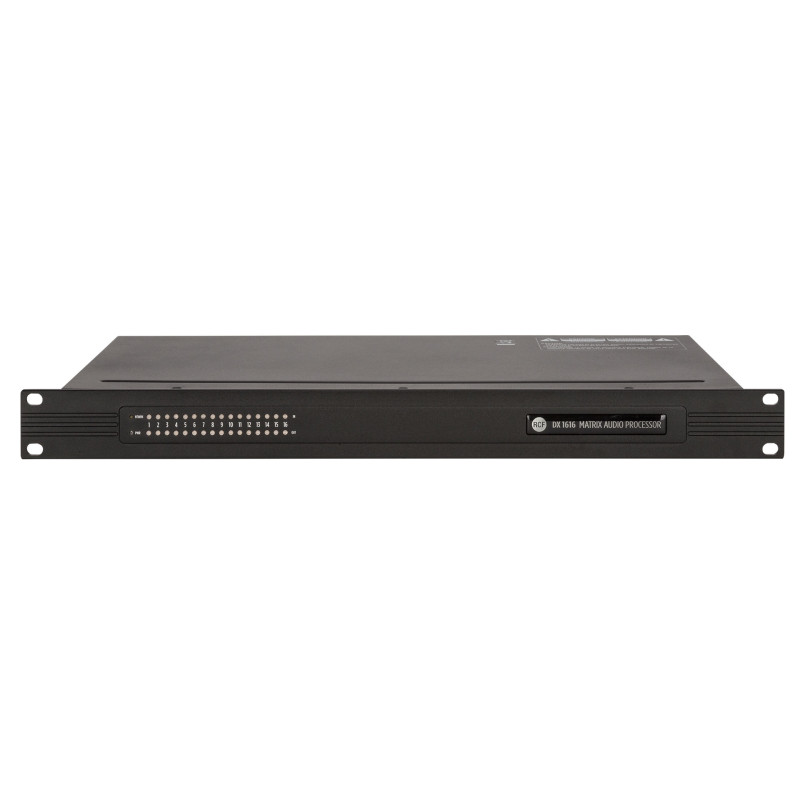 RCF DX 1616 Матричний аудіопроцесор 16x16 з Dante та AES/EBU
