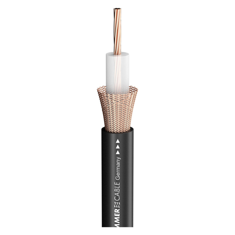 SOMMER CABLE 600-0551 RG/U Coax SC-Classic Series MKII; 1 x 1,98; PVC Ø 10,30 mm; black