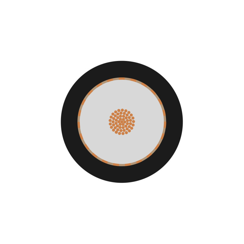 SOMMER CABLE 600-0551 RG/U Coax SC-Classic Series MKII; 1 x 1,98; PVC Ø 10,30 mm; black