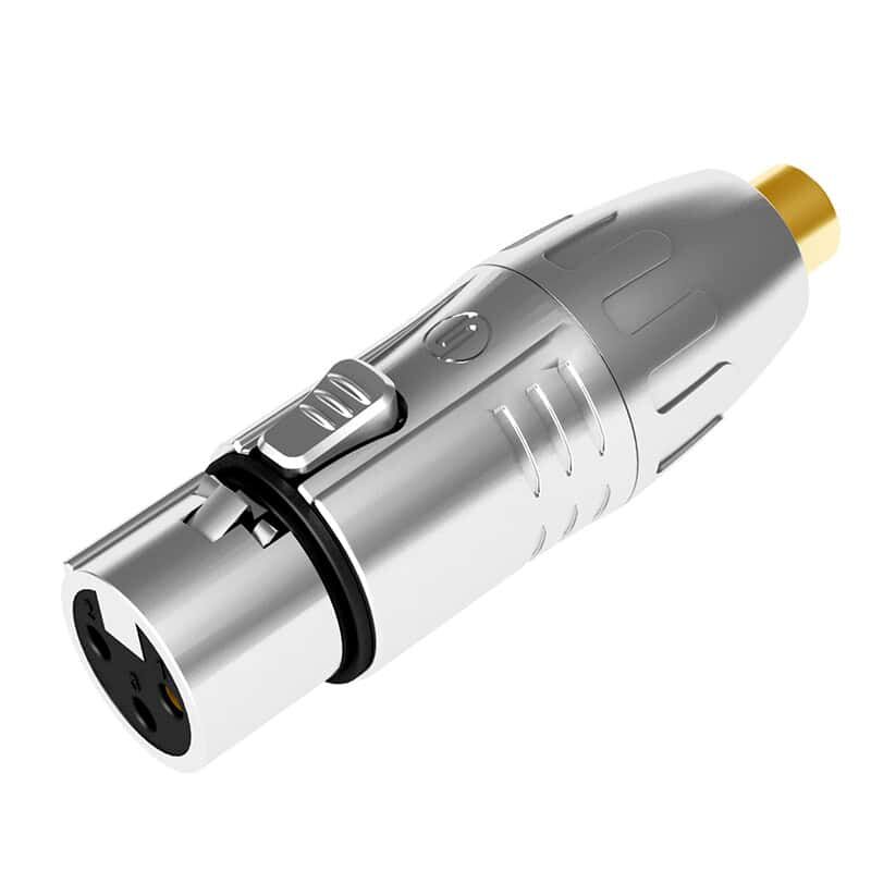 SEETRONIC MA3FRF Адаптер XLR 3-pin «мама» – RCA гніздо, золочені контакти