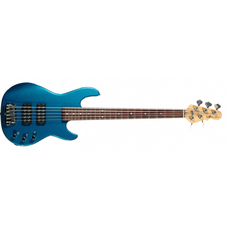 G&L L2500 FIVE STRINGS (Emerald Blue, rosewood) №CLF45360