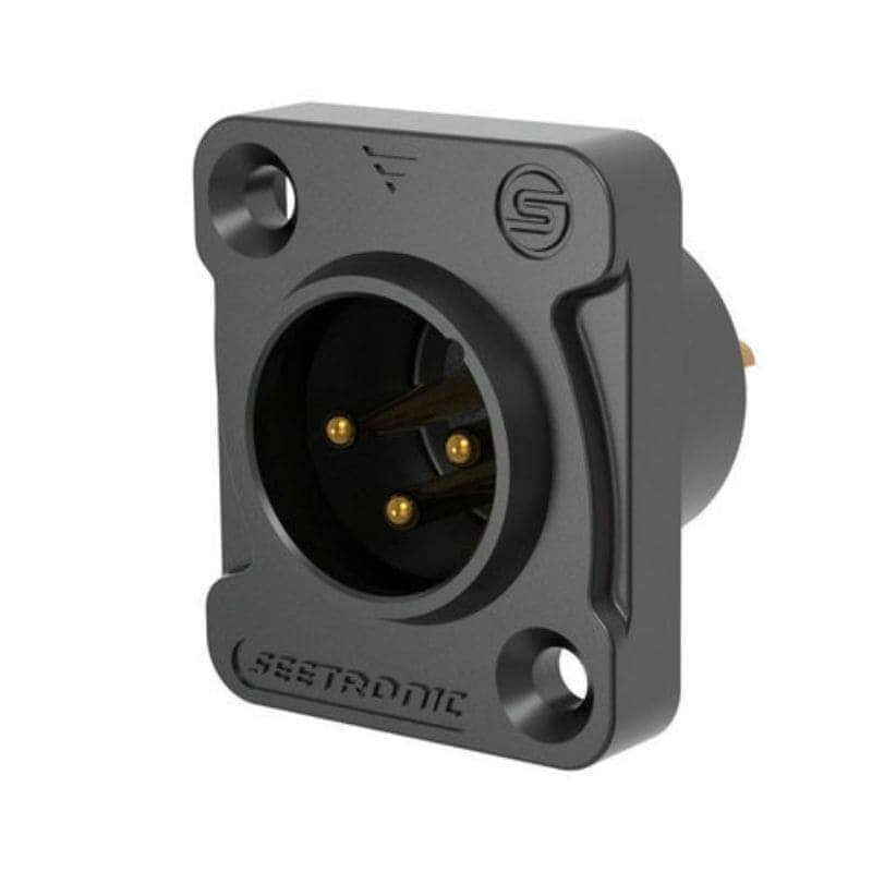 SEETRONIC J3F2C-W-B Водонепроникний XLR роз'єм 3-pin female IP65 чорний