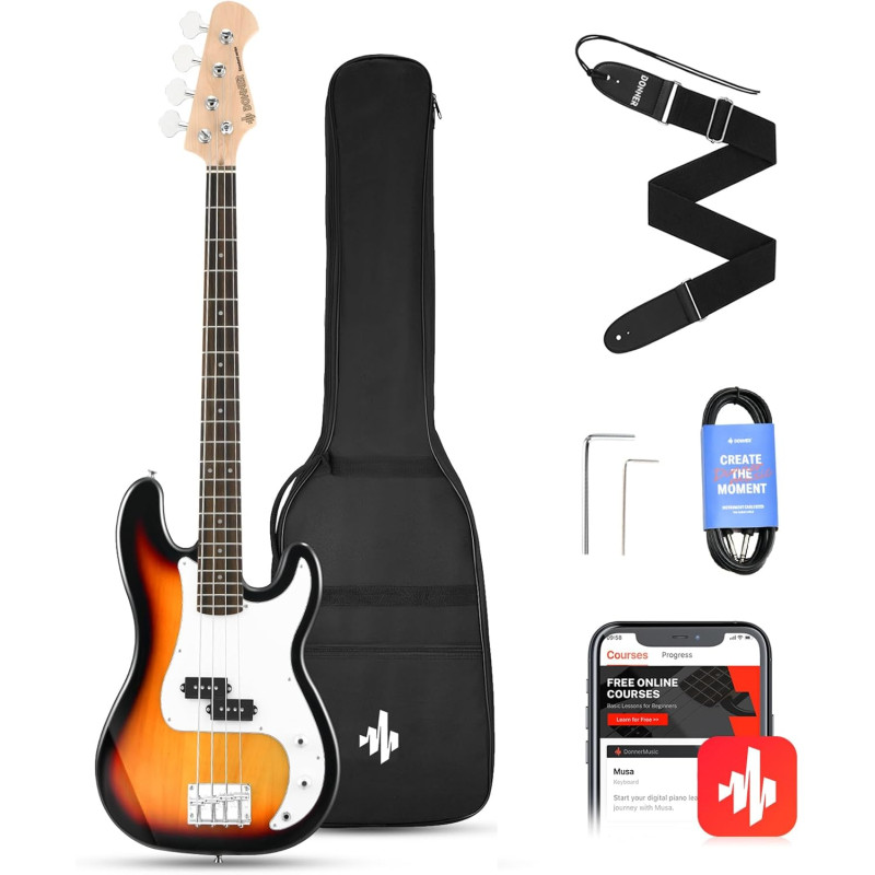 DONNER MUSIC DPB-510 EC1227 Бас-гітара