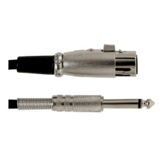 Мікрофонний кабель GEWA Basic Line XLR(f)/Mono Jack 6,3 мм (6 м)