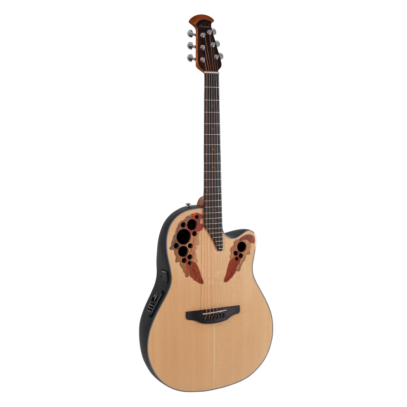 OVATION Celebrity Elite CE44 Mid Cutaway Natural Акустична гітара з датчиком