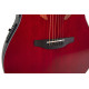 OVATION Celebrity Elite CE44 Mid Cutaway Ruby Red Акустична гітара з датчиком