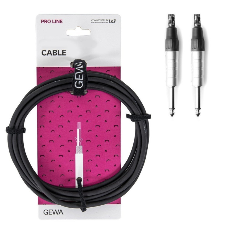 Інструментальний кабель GEWA Pro Line Mono Jack 6,3 мм/Mono Jack 6,3 мм (3 м)