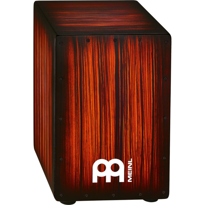 Кахон Meinl Headliner Designer String HCAJ2RTS Tiger Striped, Rojo