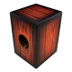 Кахон Meinl Headliner Designer String HCAJ2RTS Tiger Striped, Rojo