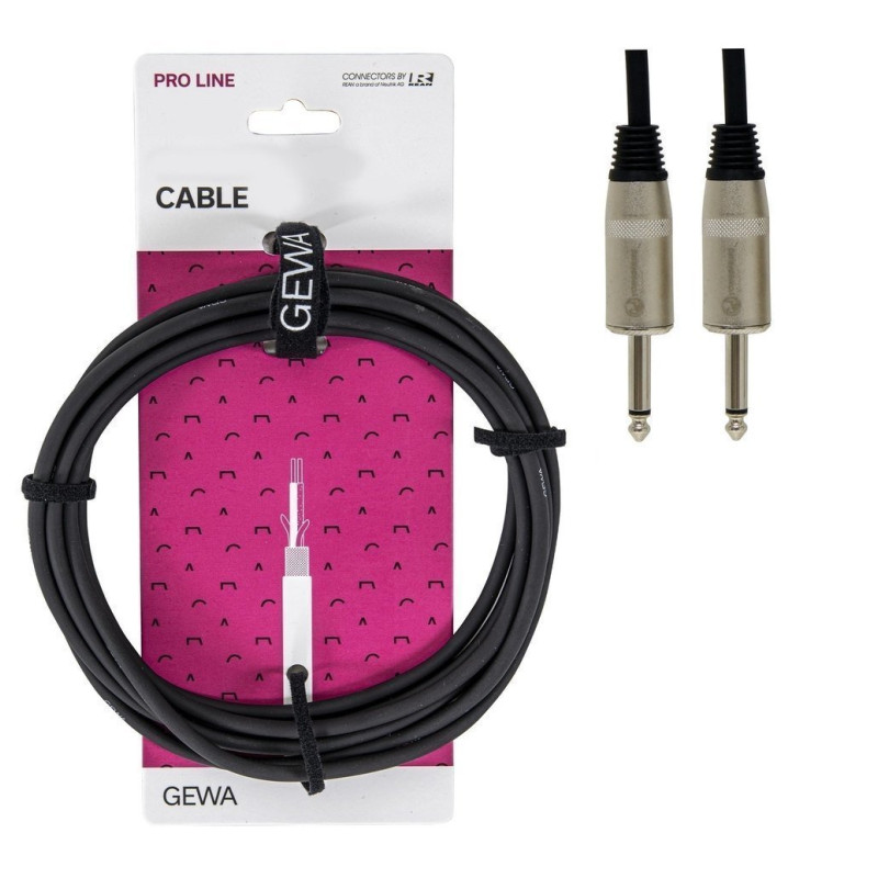 Акустичний кабель GEWA Pro Line Mono Jack 6,3 мм/Mono Jack 6,3 мм (3 м)