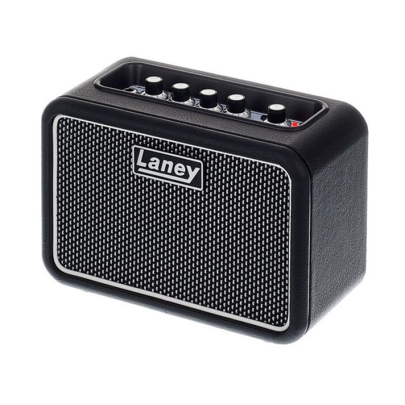 LANEY MINI-ST-SUPERG Портативний стерео гітарний комбо 6Вт (2×3Вт), серія Supergroup з цифровою затримкою та LSI розумним інтерфейсом