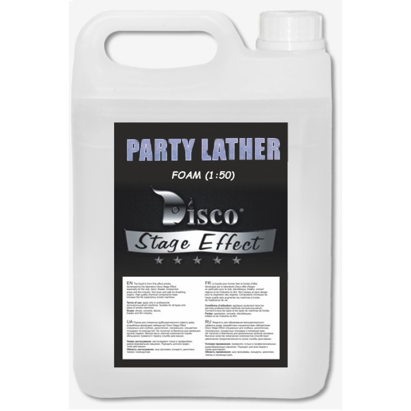 DISCO-EFFECT D-PL Жидкость для пены Disco Effect D-PL Party Lather, 5 л