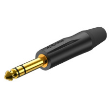 Разъем Roxtone PJ3X-BG Jack 6,3 plug (stereo)
