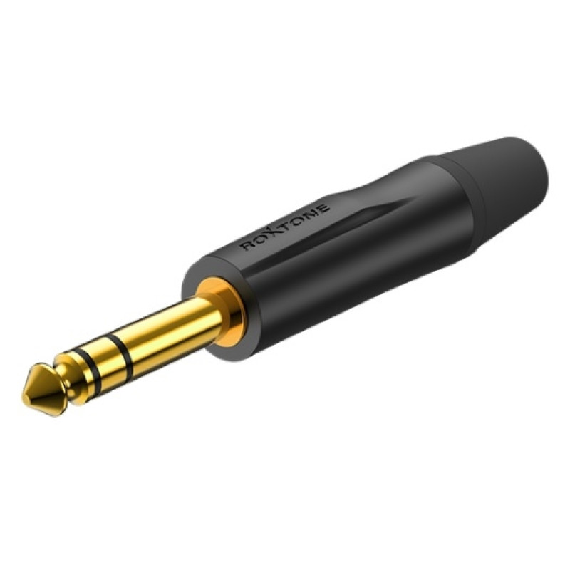Роз'єм Roxtone PJ3X-BG Jack 6,3 plug (stereo)