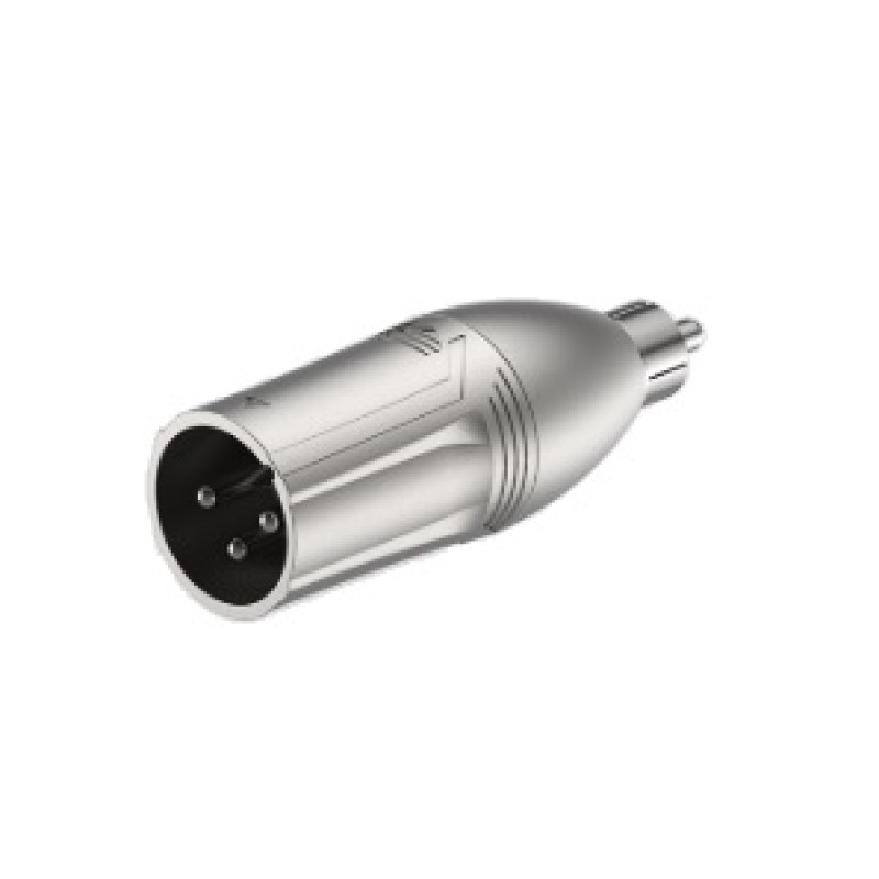 Перехідник Roxtone RA2XMPM RCA male (тато) - XLR male (тато)