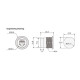 ROXTONE RAD24-C6 Прохідний RJ45 адаптер для CAT6
