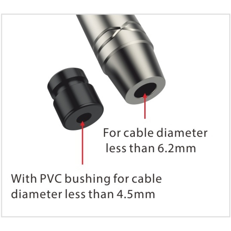 Роз'єм Roxtone RMJ3PX-BG Jack 3,5 (stereo)