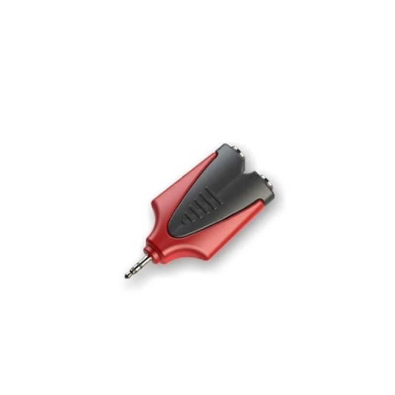 Перехідник Roxtone RPAN320 3.5mm jack stereo male (тато) - 2x6.3mm jack stereo female (мама)