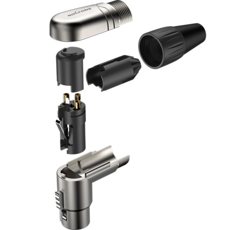 Роз'єм Roxtone RX3RMP-NT XLR male (тато) кутовий