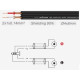 Готовый аудиокабель Roxtone SAYC150L6, 1x3.5мм stereo - 2xRCA, 6 м