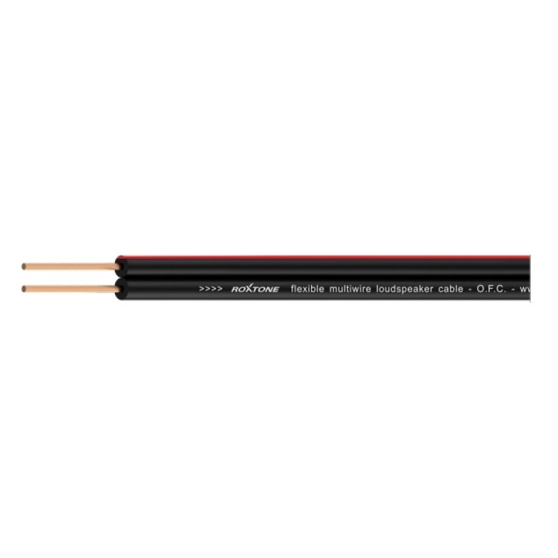 Кабель плоский Hi-Fi Roxtone SC008B, 2х1.5 кв. мм, вн. діаметр 3.5x7 мм, 100 м