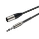 ROXTONE SMXJ260L1 Готовый микрофонный кабель Roxtone SMXJ260L1, 2x0.22 кв.мм, вн.диаметр 6 мм, 1 м