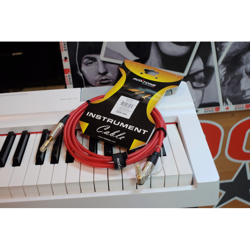 ROXTONE TGJJ110L3 Кабель гитарный 3м. угловой